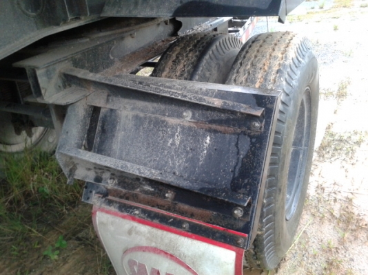 (ปิดการขายผุ้ใหญ่ออ๋ง จ . อยุธยา )หางพ่วง 3 เพลา  ดั้ม  สามมิตร ปี 53  (หางห้างแท้)  พร้อมใช้งาน เล่มติดมือ..