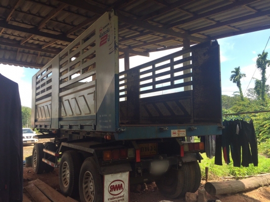 (ปิดการขายผุ้ใหญ่ออ๋ง จ . อยุธยา )หางพ่วง 3 เพลา  ดั้ม  สามมิตร ปี 53  (หางห้างแท้)  พร้อมใช้งาน เล่มติดมือ..