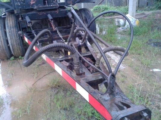 (ปิดการขายผุ้ใหญ่ออ๋ง จ . อยุธยา )หางพ่วง 3 เพลา  ดั้ม  สามมิตร ปี 53  (หางห้างแท้)  พร้อมใช้งาน เล่มติดมือ..