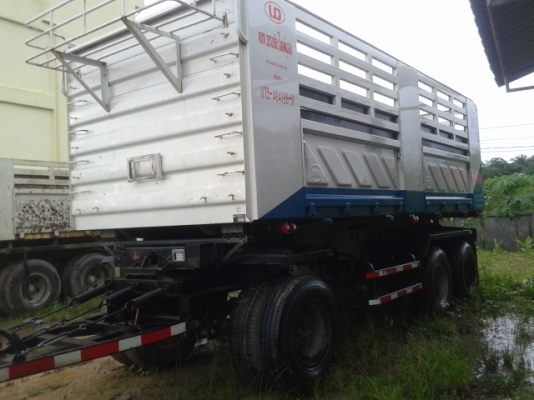 (ปิดการขายผุ้ใหญ่ออ๋ง จ . อยุธยา )หางพ่วง 3 เพลา  ดั้ม  สามมิตร ปี 53  (หางห้างแท้)  พร้อมใช้งาน เล่มติดมือ..