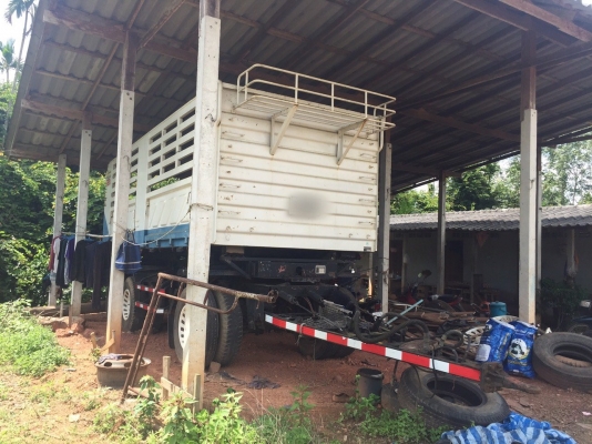 (ปิดการขายแล้วค่ะ)หางพ่วง 3 เพลา  ดั้ม  สามมิตร    ปี 53 (หางห้างแท้)  พร้อมใช้งาน เล่มติดมือ..