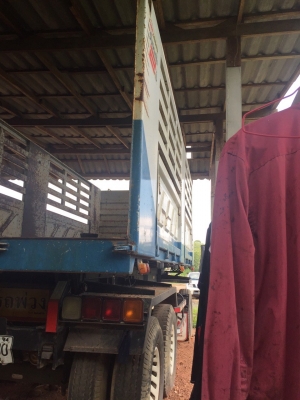 (ปิดการขายแล้วค่ะ)หางพ่วง 3 เพลา  ดั้ม  สามมิตร    ปี 53 (หางห้างแท้)  พร้อมใช้งาน เล่มติดมือ..