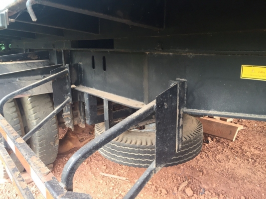 (ปิดการขายแล้วค่ะ)หางพ่วง 3 เพลา  ดั้ม  สามมิตร    ปี 53 (หางห้างแท้)  พร้อมใช้งาน เล่มติดมือ..