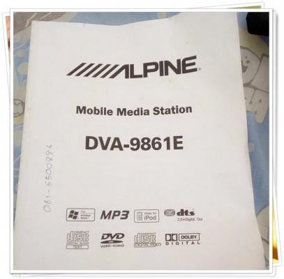 Alpine DVA-9861E Alpine DVA-9861E