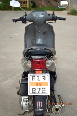 ยามาฮ่า นูโวตัวเก่าแท้ 5my อาร์มเหล็ก สีแดง-ดำ ปี 46 สภาพเดิม ๆ