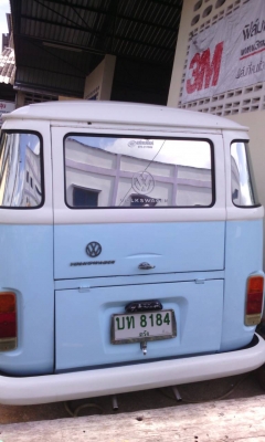 โฟล์คตู้แตงโม บราซิล ปี 79 สีฟ้า pastel จ้ะ