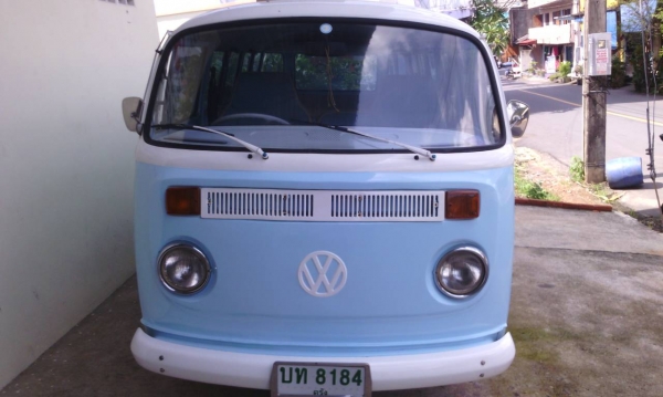 โฟล์คตู้แตงโม บราซิล ปี 79 สีฟ้า pastel จ้ะ