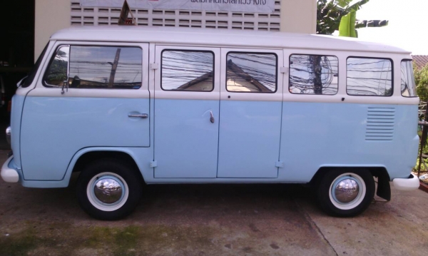 โฟล์คตู้แตงโม บราซิล ปี 79 สีฟ้า pastel จ้ะ