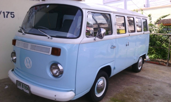 โฟล์คตู้แตงโม บราซิล ปี 79 สีฟ้า pastel จ้ะ