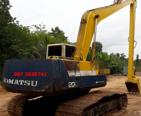 ขายรถแบคโฮบูมยาว Komatsu pc200-5