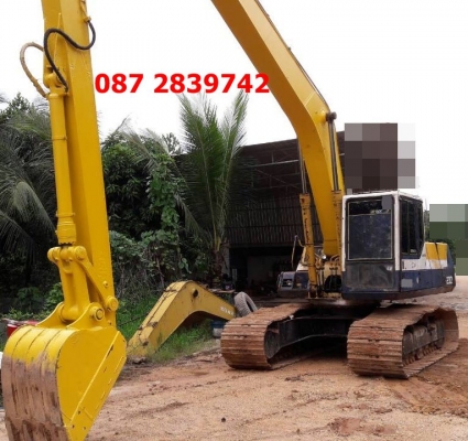 ขายรถแบคโฮบูมยาว Komatsu pc200-5