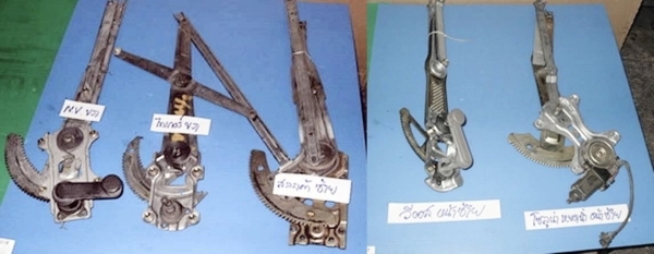 เฟืองยกกระจกประตู ไฟฟ้า และแบบมือหมุน