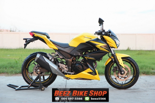 ขาย Kawasaki Z300 ABS รุ่นปี 2015  สภาพนางฟ้าป้ายแดงใสๆ ทะเบียนพร้อมโอน