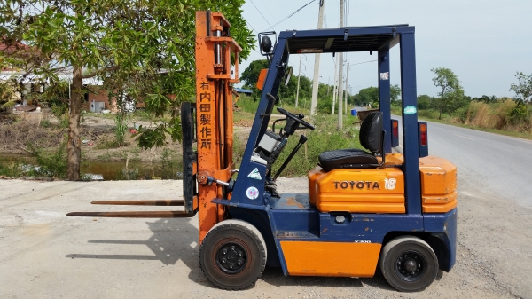 ขายด่วนรถยก TOYOTA 5FGยก1.5ตันเสาสูง3เมตรงาสไลย์ซ้าย-ขวารถนอกนำเข้ายังไม่เคยใช้งานในเมืองไทย