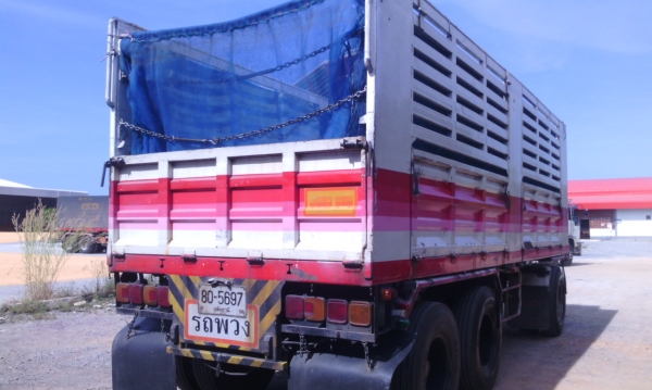 ขาย ลูกพ่วง 3 เพลา ไม่ดัมพ์ ยาว 7 เมตร