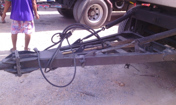 ขาย ลูกพ่วง 3 เพลา ไม่ดัมพ์ ยาว 7 เมตร