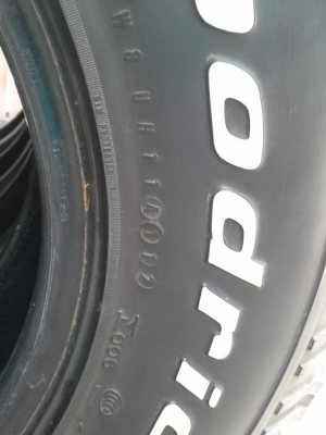 BF All USA. 265/75/16 ปลายปี12 สภาพสวยๆ 1ชุด