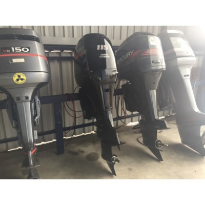 ขายเครื่องยนต์เรือ Suzuki 115แรงม้า 4จังหวะ 4สูบระบบหัวฉีด มือสองจากญี่ปุ่น