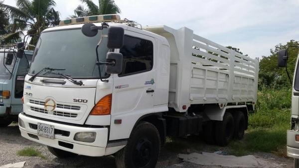 ขายรถ 10 ล้อดั๊พม์ HINO เมก้า ซีรี่ 500 เครื่อง 260 แรง ปี49 ยางใหม่ 10 เส้น เครื่องดี ครัซซีสวย เกียร์เดิม