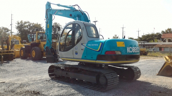 คุ้มสุดๆ Kobelco SK120-2 มาคไฟ้ พร้อมหัวกระแทก แทรค 70ซม. เก่าญี่ปุ่น โทร.090-986-2521 อ๊อบ