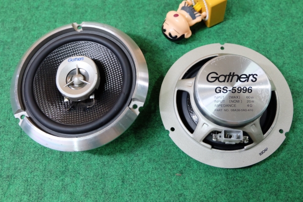 ลำโพง Gather ลำโพงสำหรับสาวก Honda ทุกคัน รุ่น GS-5996 ลำโพงแกนร่วม 2 ทาง ขนาด 6" กรวยเคฟล่าห์สีดำ