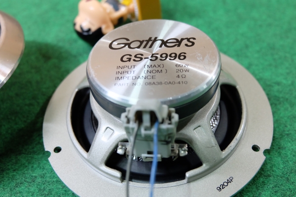 ลำโพง Gather ลำโพงสำหรับสาวก Honda ทุกคัน รุ่น GS-5996 ลำโพงแกนร่วม 2 ทาง ขนาด 6" กรวยเคฟล่าห์สีดำ