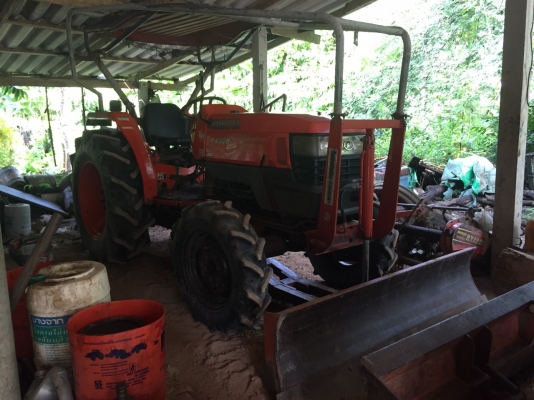 ขายรถไถ KUBOTA L4508DI เอกสารเล่มทะเบียน ใบมีดดันหน้า 6 จาน จอบหมุน ราคา 270000