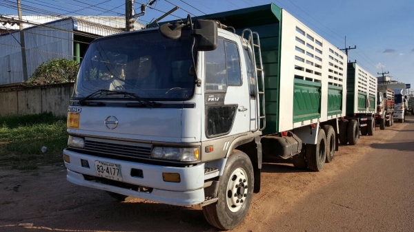 ขายรถพ่วง แม่-ลูกไม่ดั้ม HINO FM1J คัสซีสวยตลอดเส้น เครื่อง JO8C 210 แรงม้า เกียร์เดิม ยางเต็ม เอกสารเล่มทะเบียนพร้อมโอน