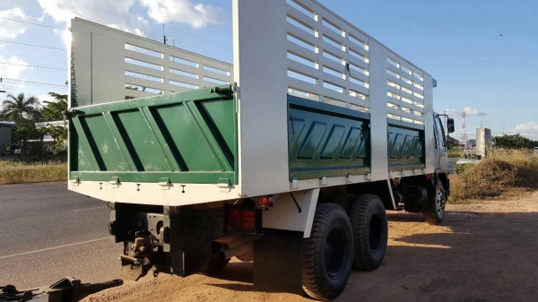 ขายรถพ่วง แม่-ลูกไม่ดั้ม HINO FM1J คัสซีสวยตลอดเส้น เครื่อง JO8C 210 แรงม้า เกียร์เดิม ยางเต็ม เอกสารเล่มทะเบียนพร้อมโอน