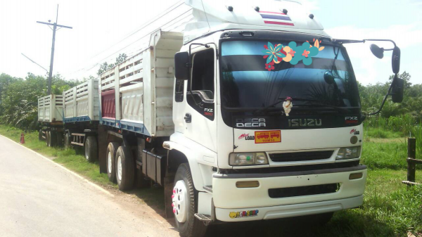 ขายรถบรรทุก 18 ล้อพ่วงแม่ลูกดัมพ์ ISUZU DECA 320 แรงม้าปี 2551 ลูกพ่วง 2 เพลา ราคา 2000000