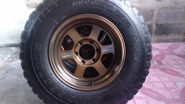 ล้อ TE37X พร้อมยาง Bridgestone MUD