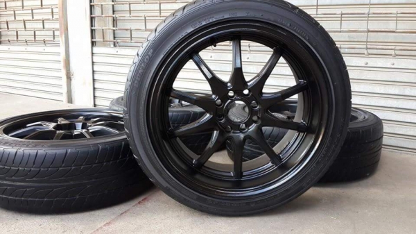 Wwork SC2 ขอบ 17 4รู100/114 หน้าตื้นหลังลึก พร้อมยาง