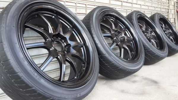 Wwork SC2 ขอบ 17 4รู100/114 หน้าตื้นหลังลึก พร้อมยาง