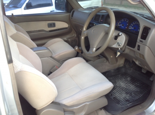 โตโยต้า ไทเกอร์โฟวิล แค๊ป เครื่อง 2500 คอมมอลเรล ปี 2002 มือเดียว ป้ายแดง สีเดิมทุกชิ้น โตโยต้า ไทเกอร์โฟวิล แค๊ป เครื่อง 2500 คอมมอลเรล ปี 2002 มือเดียว ป้ายแดง สีเดิมทุกชิ้น