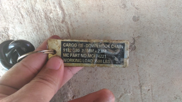 โซ่ยก ของนอก ขอบิด