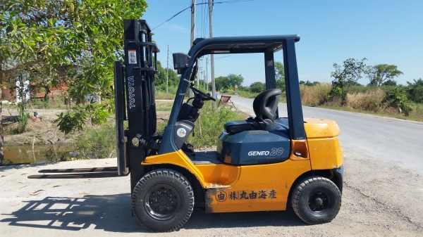 ขายด่วนรถยก TOYOTA 7FGยก2.0ตัน เสาสูง3.เมตรเกียร์ออโต้รุ้นใหม่รองท็อบรถนอกนำเข้ายังไม่เคยใช้งานในเมืองไทยเลย