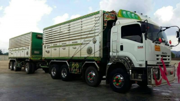 ขายดาวน์ อีซูซุ360 ปี 56 พ่วงแม่ลูก พร้อมใช้ครับ