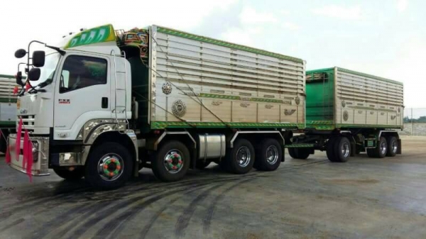 ขายดาวน์ อีซูซุ360 ปี 56 พ่วงแม่ลูก พร้อมใช้ครับ