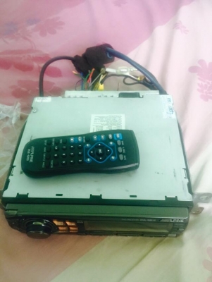 Alpine DVA-9861Eหน้าส้ม ปุ่มไม่ลอกหน้าสวย