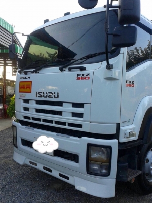 ขายรถสิบล้อ Isuzu deca FXZ360 ปี55 ดั้มสามมิตรพ่วงแม่ลูก