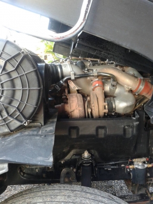 ขายรถสิบล้อ Isuzu deca FXZ360 ปี55 ดั้มสามมิตรพ่วงแม่ลูก