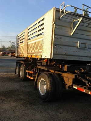 ขายรถสิบล้อ Isuzu deca FXZ360 ปี55 ดั้มสามมิตรพ่วงแม่ลูก