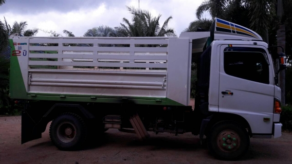 ขายรถบรรทุก 6 ล้อดัมพ์ HINO FC9J 175 แรงม้าปี 2556 ไมล์ 76824 กม.ราคา 1050000