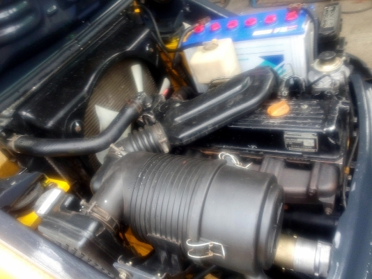 ขายโคมัตสุ 3 ตันเกียร์ออโต้ เสา 4 เมตร ติดงาหมุน 081-3535-948