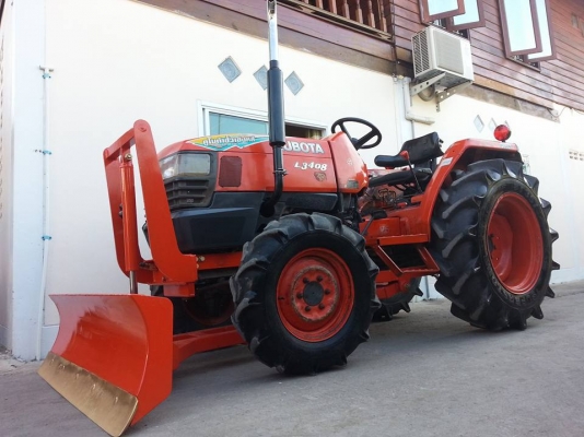 คูโบต้า L3408  4 WD 2 เพลาใบมีดดัน..เล่มทะเบียนพร้อม