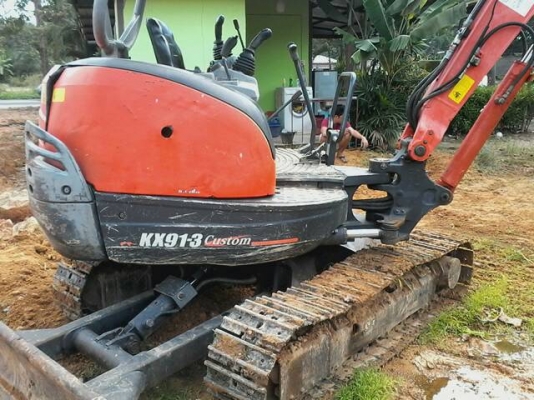 ขายดาวน์รถแบคโฮ KUBOTA KX913 5000 ชม.ขายดาวน์ 250000