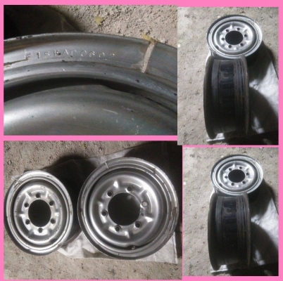 ขายกระทะมือสองสภาพดี ขอบ 15 หกรู กระทะสี่ล้อกลาง