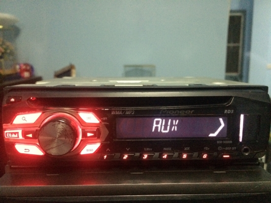 Pioneer DEH-1450UB USB IPOD MP3-RW CD-RW FMคลื่นไทย AUX ปรีเอ้า1ชุด มือ2 Pioneer DEH-1450UB USB IPOD MP3-RW CD-RW FMคลื่นไทย AUX ปรีเอ้า1ชุด มือ2