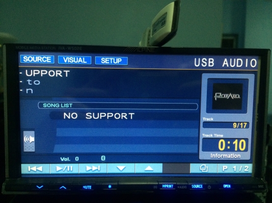 Alpine IVA-W502E รุ่นใหญ่ 24BIT USB lPOD DVD-RW MP3-RW CD-RW AUX ปรีเอ้า3ชุด ช่องOptical 1ช่อง พร้อมรีโมท มือ2