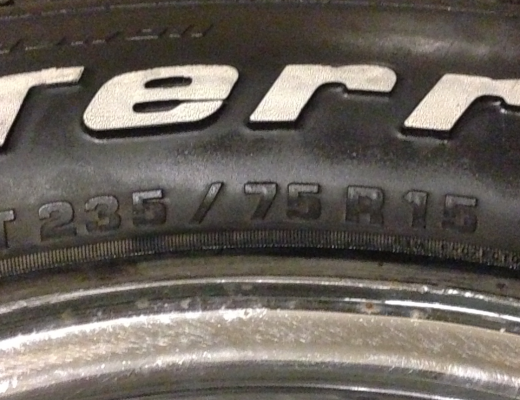 ล้อกะทะ15 Made in Usa กว้าง 7.5 นิ้ว พร้อมยาง BF Goodrich 235 75 15 ราคาสุดค้ม